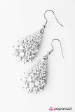 Paparazzi "Winter Wonderland" White Earrings Paparazzi Jewelry