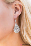 Paparazzi "Winter Wonderland" White Earrings Paparazzi Jewelry