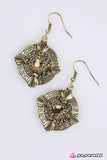 Paparazzi "Wish Away - Brass" earring Paparazzi Jewelry
