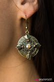Paparazzi "Wish Away - Brass" earring Paparazzi Jewelry