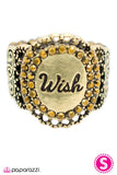 Paparazzi "Wishin and Hopin - Brass" ring Paparazzi Jewelry