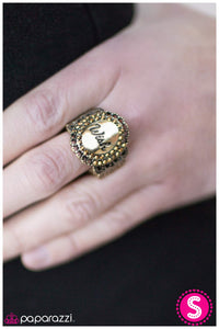 Paparazzi "Wishin and Hopin - Brass" ring Paparazzi Jewelry