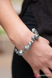 Paparazzi "Wish Me Luck! - Silver" bracelet Paparazzi Jewelry