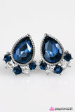 Paparazzi "Wistful Elegance" Blue Earrings Paparazzi Jewelry