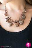 Paparazzi "With All Your Heart" Copper Necklace & Earring Set Paparazzi Jewelry