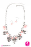 Paparazzi "With All Your Heart" Orange Necklace & Earring Set Paparazzi Jewelry