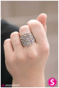 Paparazzi "With A Twist" Purple Ring Paparazzi Jewelry