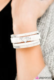 Paparazzi "With Every Beat Of My Heart" White Wrap Bracelet Paparazzi Jewelry