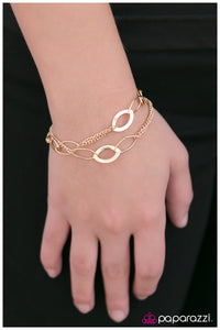 Paparazzi "Without A Trace - Gold" bracelet Paparazzi Jewelry