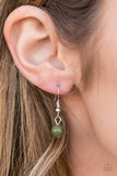 Paparazzi "Wolf Creek" Green Necklace & Earring Set Paparazzi Jewelry