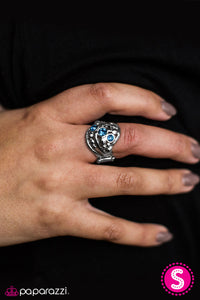 Paparazzi "Woman On A Mission - Blue" ring Paparazzi Jewelry