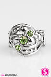 Paparazzi "Woman On A Mission - Green" ring Paparazzi Jewelry