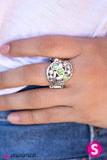 Paparazzi "Woman On A Mission - Green" ring Paparazzi Jewelry