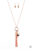 Paparazzi "Wonderfully Whimsical" Copper Necklace & Earring Set Paparazzi Jewelry