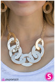 Paparazzi "Wonderfully Wicked" Gold Necklace & Earring Set Paparazzi Jewelry