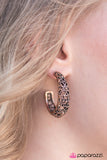 Paparazzi "Wonderland Garden - Copper" earring Paparazzi Jewelry