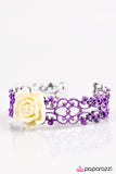 Paparazzi "Wonderland Tea Party - Purple" bracelet Paparazzi Jewelry
