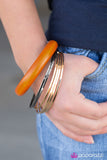 Paparazzi "WOOD If I Could - Orange" bracelet Paparazzi Jewelry