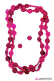 Paparazzi "Woodnt You Like To Know? - Pink" necklace Paparazzi Jewelry