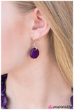 Paparazzi "Woodnt You Like to Know" Purple Necklace & Earring Set Paparazzi Jewelry