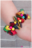 Paparazzi "WOODwinked - Multi" bracelet Paparazzi Jewelry