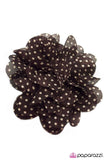 Paparazzi "Work Hard, Play Hard - Brown" hair clip Paparazzi Jewelry