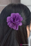 Paparazzi "Work Hard, Play Hard - Purple" hair clip Paparazzi Jewelry