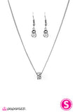 Paparazzi "Work Hard, SLAY Hard" Black Necklace & Earring Set Paparazzi Jewelry