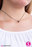Paparazzi "Work Hard, SLAY Hard" Black Necklace & Earring Set Paparazzi Jewelry