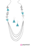 Paparazzi "Working Girl - Blue" necklace Paparazzi Jewelry