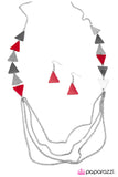 Paparazzi "Working Girl - Red" necklace Paparazzi Jewelry