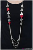 Paparazzi "Working Girl - Red" necklace Paparazzi Jewelry