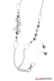 Paparazzi "Working On A Dream" Lanyard Necklace & Earring Set Paparazzi Jewelry