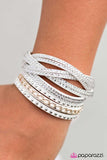 Paparazzi "Work Your Magic - White" bracelet Paparazzi Jewelry