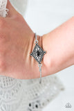 Paparazzi "Worldly Wonder - Black" bracelet Paparazzi Jewelry