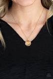 Paparazzi "Worlds Best Grandma" Gold Necklace & Earring Set Paparazzi Jewelry