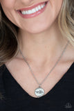 Paparazzi "Worlds Best Grandma" Silver Necklace & Earring Set Paparazzi Jewelry