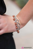 Paparazzi "World Without End - Orange" bracelet Paparazzi Jewelry