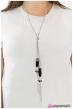 Paparazzi "Worth the Tassel" Black Necklace & Earring Set Paparazzi Jewelry