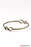 Paparazzi "Worth The Wait - Brass" bracelet Paparazzi Jewelry