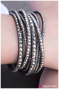 Paparazzi "Wrapped Around Her Finger - Silver" bracelet Paparazzi Jewelry