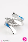 Paparazzi "Wrapped Around My Finger - Blue" ring Paparazzi Jewelry