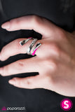 Paparazzi "Wrapped Around My Finger - Pink" ring Paparazzi Jewelry