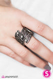 Paparazzi "Wrapped In Elegance - Silver" ring Paparazzi Jewelry