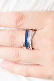 Paparazzi "Wrapped In Radiance" Blue Ring Paparazzi Jewelry