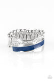 Paparazzi "Wrapped In Radiance" Blue Ring Paparazzi Jewelry