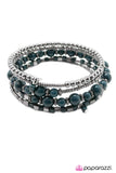 Paparazzi "WRAP Star - Blue" bracelet Paparazzi Jewelry