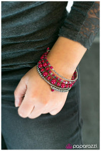 Paparazzi "WRAP Star" Pink Bracelet Paparazzi Jewelry