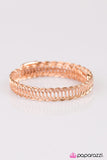 Paparazzi "Wrap The Wrap - Rose Gold" bracelet Paparazzi Jewelry