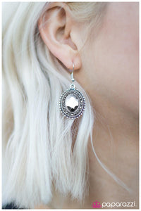 Paparazzi "XOXO - Silver" earring Paparazzi Jewelry